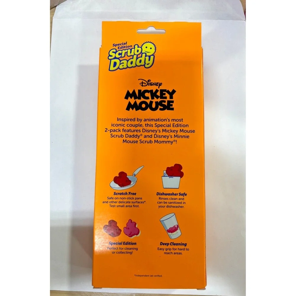 Scrub Daddy Disney Mickey Mouse Minnie Mouse Sponge 2 Pack Special Edition NEW